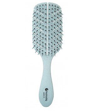 Hairway щітка масажна "Organica", блакитна, овал 10 рядів 20 см&ndash; ECO 4250395417976 фото