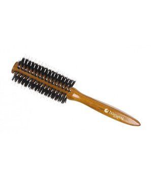 Hairway Брашинг круглый Glossy Wood, древесина, "дикобраз"-(щетина кабана+полиамид.шпильки), &Oslash;22/56мм 4250395401852 фото