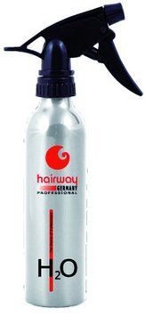 Hairway Розпилювач Дизайнерська алюмінієва пляшка-розпилювач "H2O", колір "срібло", 250 мл 4250395405393 фото