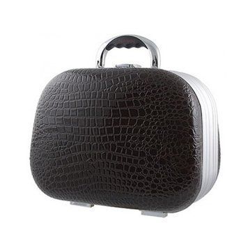 Hairway Валіза "Beauty case" з штучної шкіри, закруглена, чорна, замок 61х37х24см 2009873332889 фото