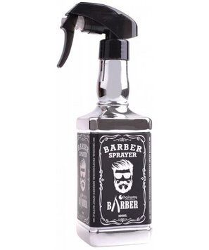 Hairway Розпилювач "Barber", для чоловічих салонів, 500 мл, хромований, срібло 4250395417525 фото