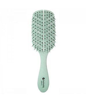 Hairway щетка массажная "Organica", мятный, овал 10 рядов 20 см &ndash; ECO 4250395418003 фото
